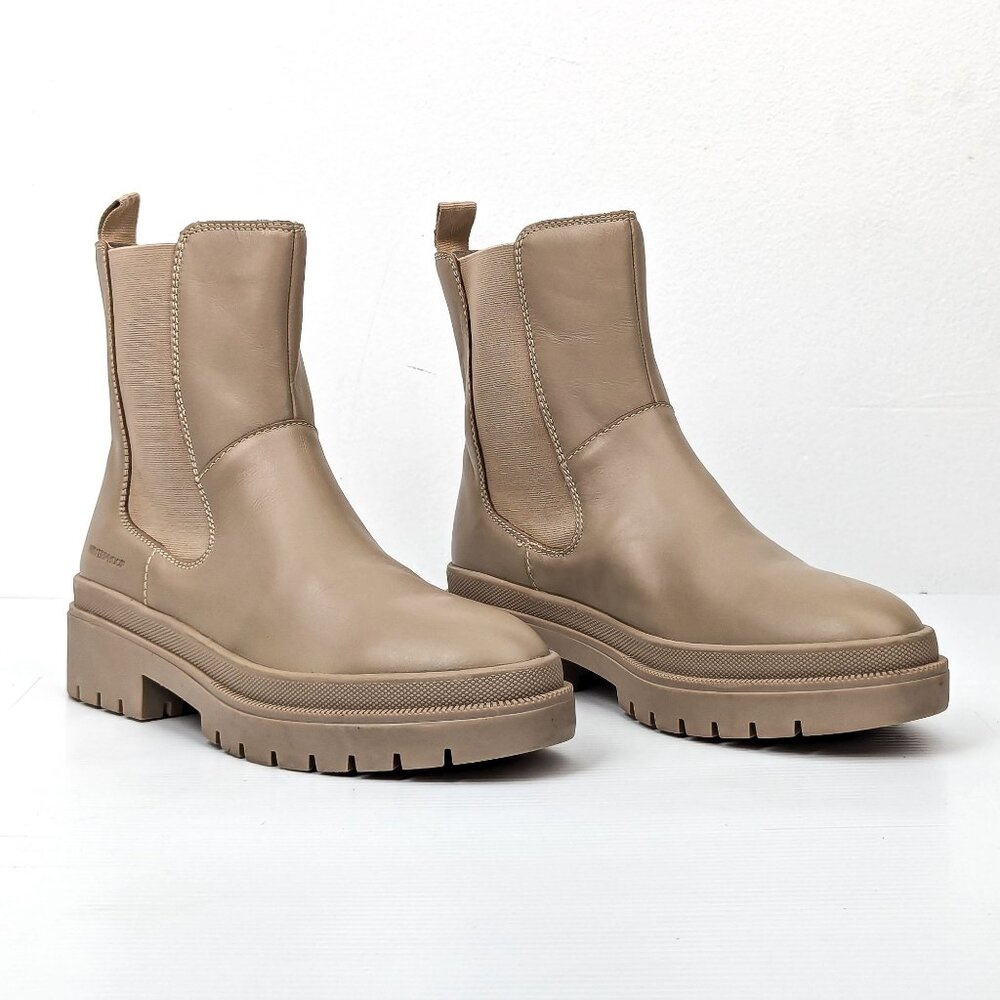 Cougar Beige Ankle Booties